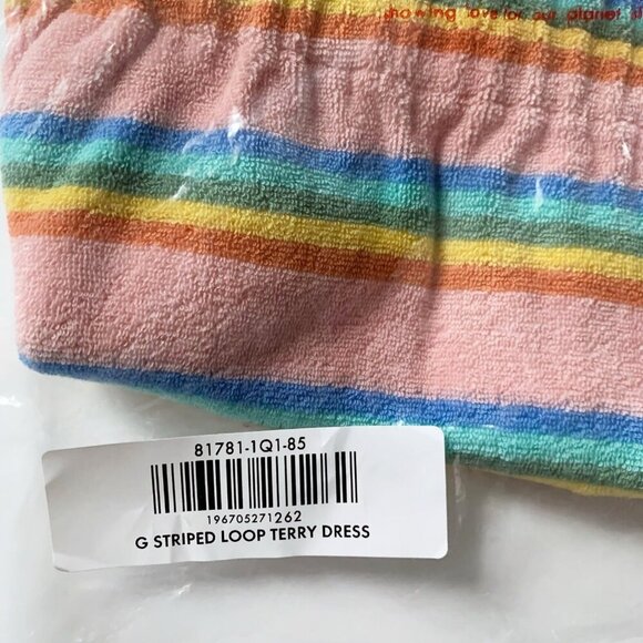 Hanna Andersson Girl Loop Terry Sleeveless Dress with Pockets 2T 2 years 85 Cm - Picture 8 of 8